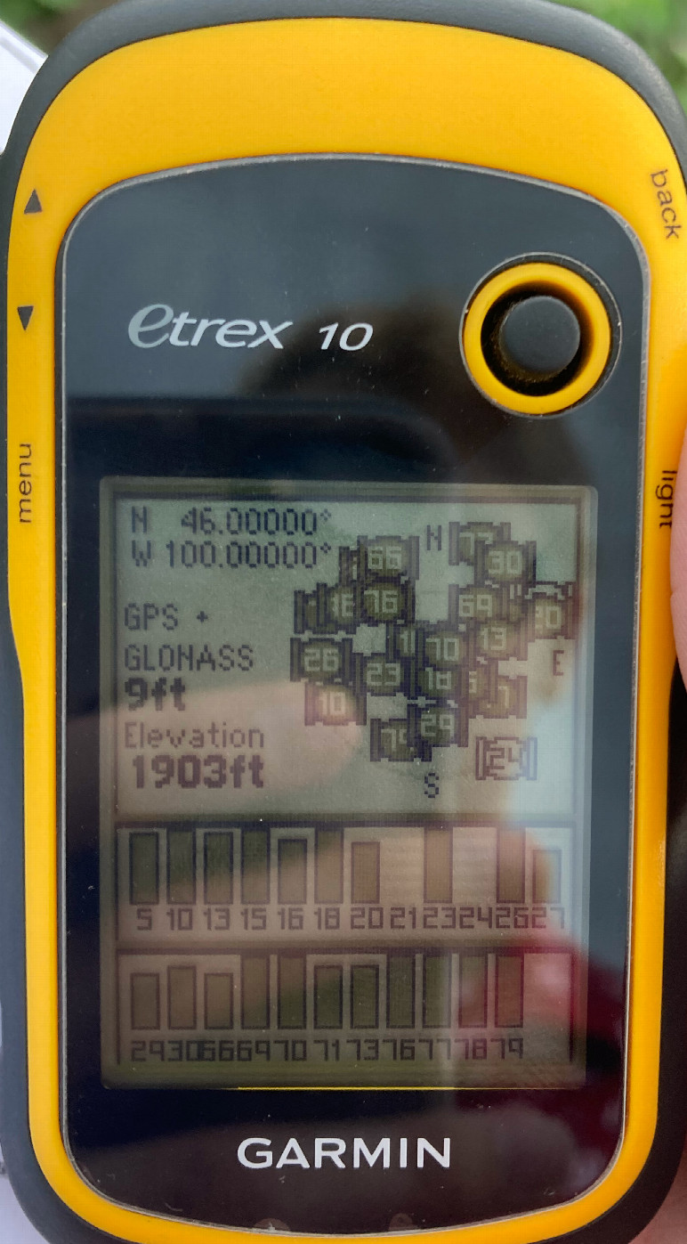 Zeroes on the GPS!