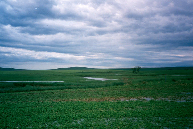 view to the south from confluence