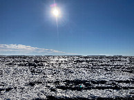 #4: Looking south, toward the low-hanging winter sun