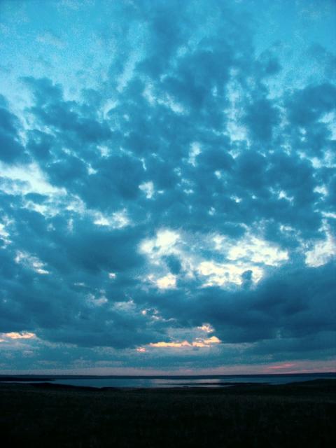 Sunset near Medina, ND