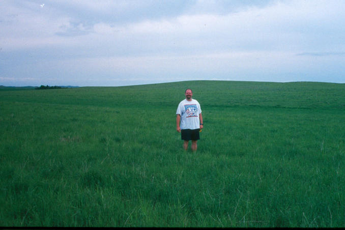 Curt on the point, background is to the SE