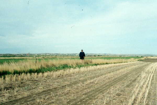 Curt on the point, background is to the SW