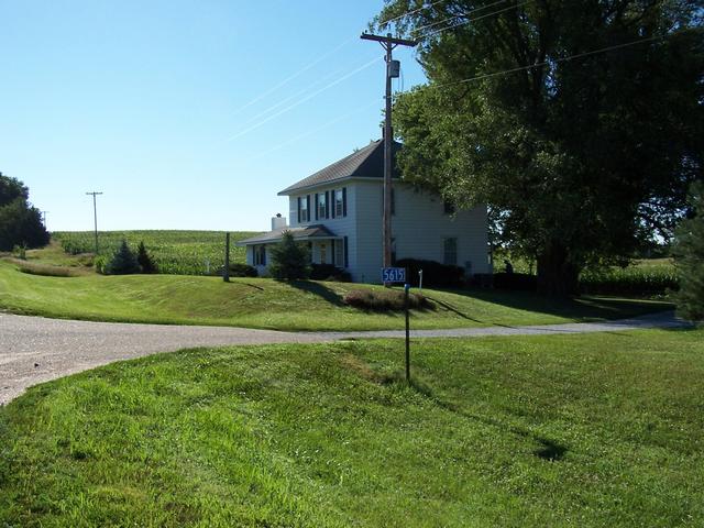 The farmhouse as seen from Highway 66.