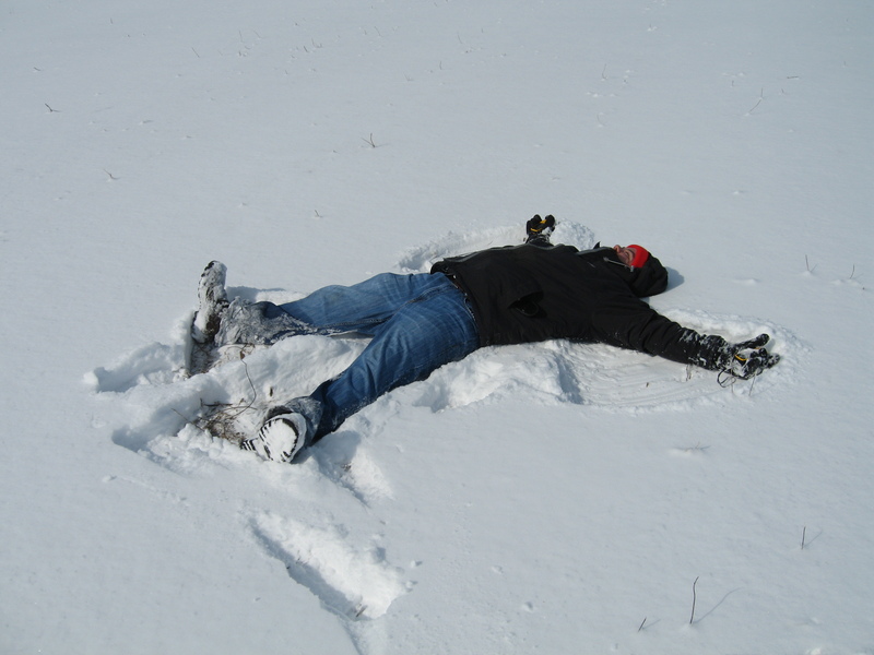 Confluence snow angel.