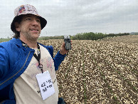 #3: Joseph Kerski at the confluence point. 