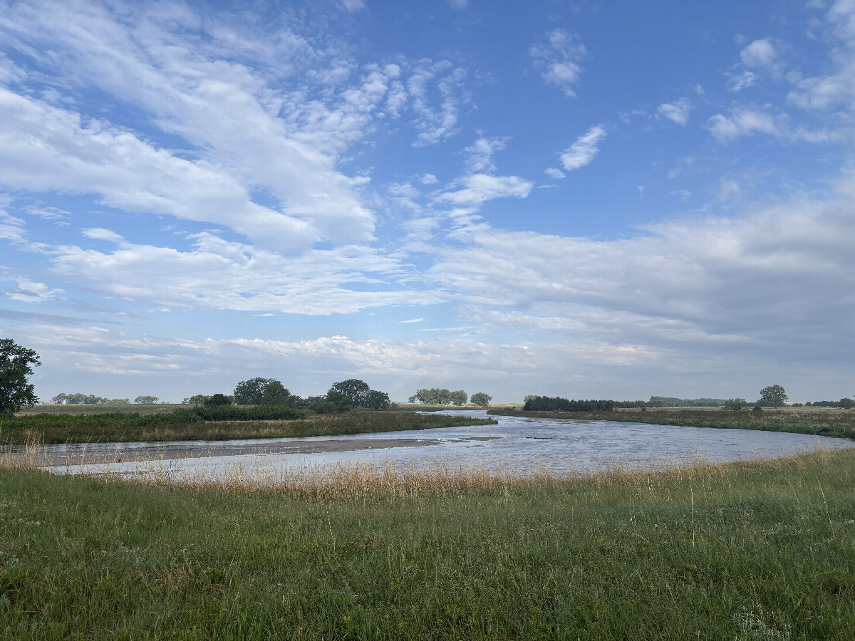 Amazing river view just west of the confluence point. 