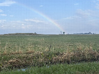 #10: Rainbow in the sandhills south west of the confluence point. 