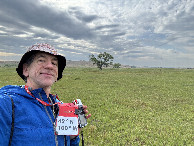 #6: Joseph Kerski at the confluence point. 