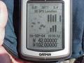 #5: GPS reading at the confluence site.