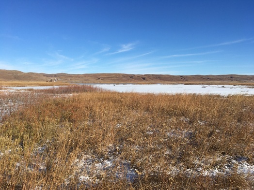 #1: View NNE, confluence in the foreground