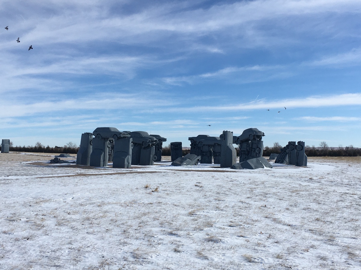 Carhenge, north of Alliance