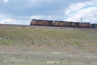 #7: This train - laden with coal - passed by as I walked to the point