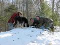 #5: Skye snacks on deer guts.  The others weren't quite as eager