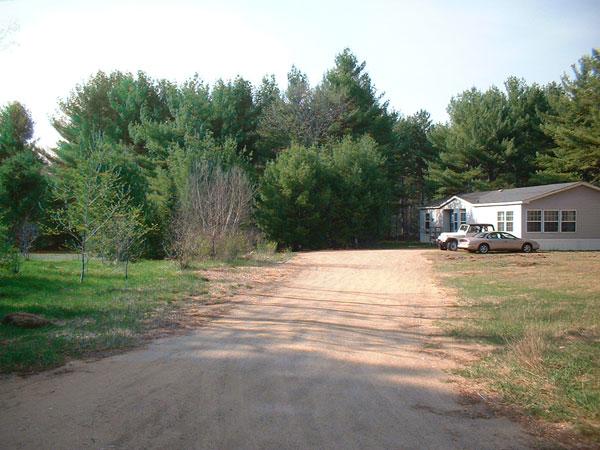 Looking north from the confluence.