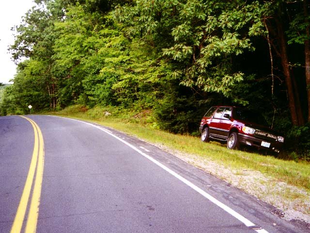 As close as you can get on the road