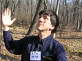 #2: Joseph Kerski enjoying nature at the confluence point.