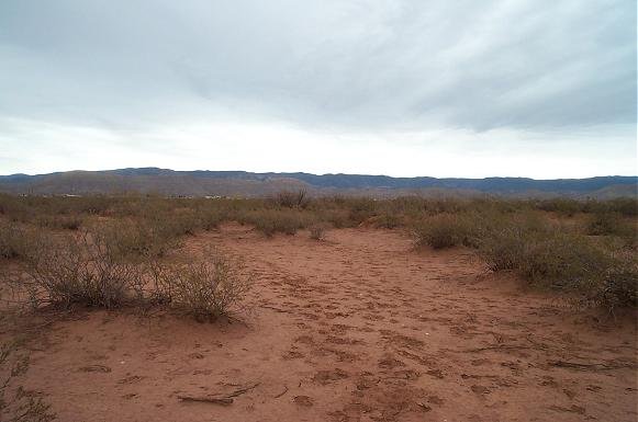 To the east; Hwy 54 and the Sacramento Mountains.