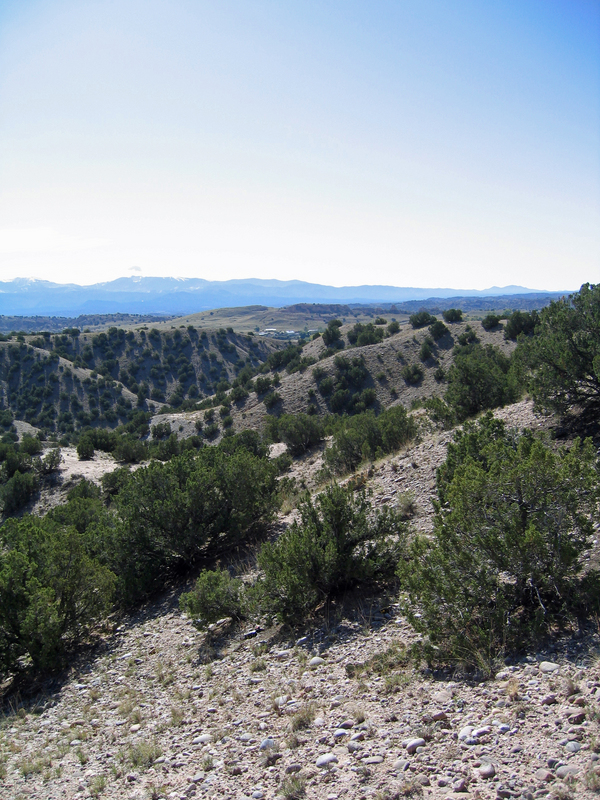 Looking back towards starting point