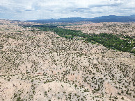 #9: View East, from 120m above the point