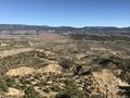 #6: View from the top of the cliff looking due east, 0.6 miles north-northwest of the confluence. 