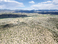 #9: View East (towards the town of Cuba), from 120m above the point