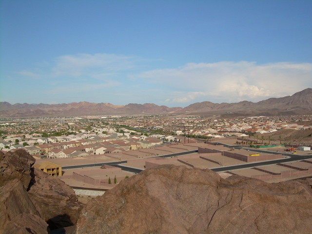 View to the east