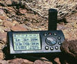 #3: My GPS receiver's display at the confluence point.