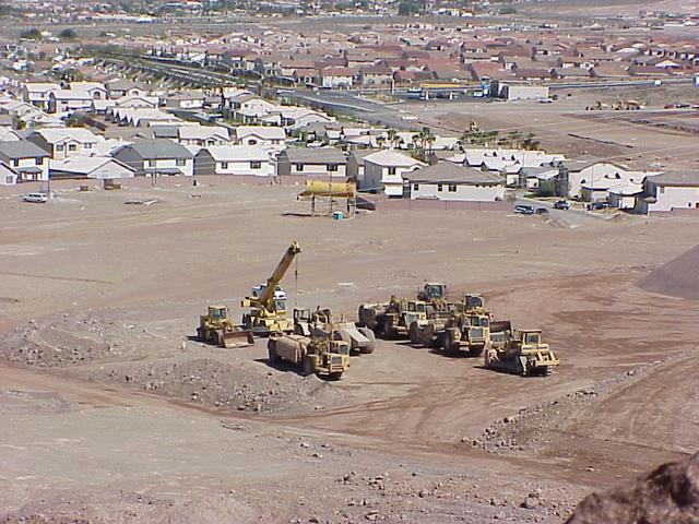 The confluence is located in an active construction site.