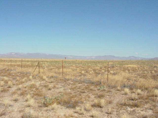 View Looking North, Other Side of Fence is Ground Zero for Underground Nuclear Test