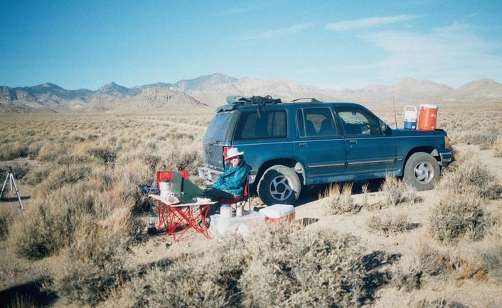 Campsite .8 miles south of confluence.