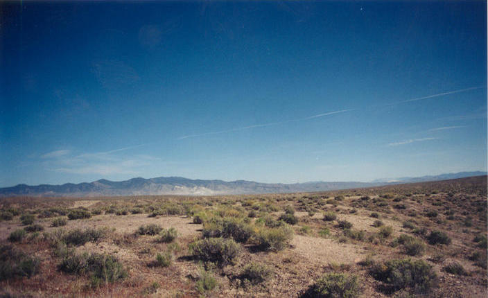 Looking south at the Paradise Range.