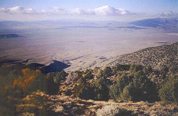 View of the Antelope Valley to the west.