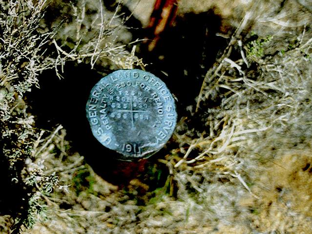 Nearby US General Land Office Survey marker