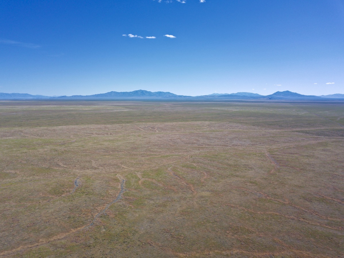 Looking South from 120m above the point