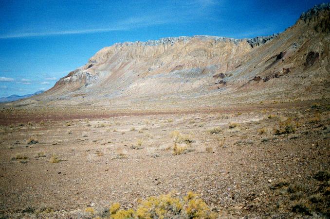 Looking north along the Black Rock Range.