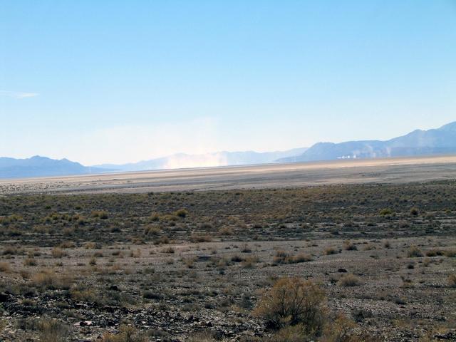 Looking back towards the Black Rock Desert