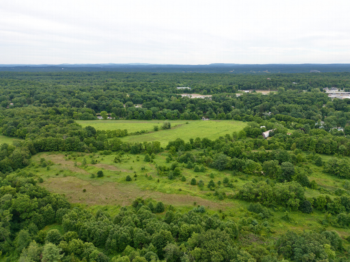 View East, from 120m above the point