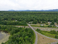 #11: View West, from 120m above the point