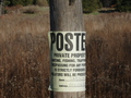 #8: The posted sign