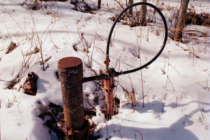 A natural gas well-head