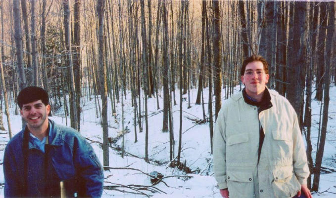 Frank and me (I'm on the left)
