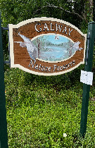 #12: The entrance sign at the Galway Nature Preserve