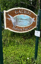 #12: The entrance sign at the Galway Nature Preserve