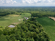 #9: View East, from 120m above the point