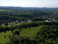 #11: View West, from 120m above the point