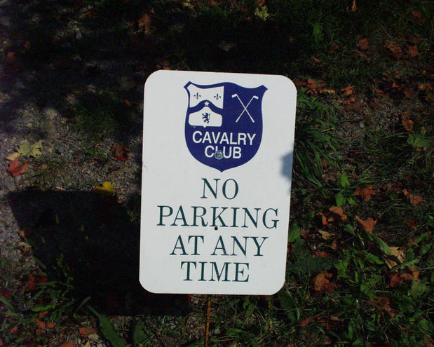 land owner's sign