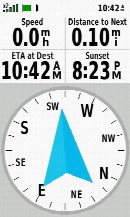 #2: My GPS receiver, 0.1 miles from the point