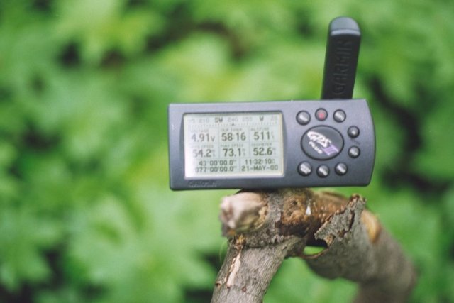 GPS at the confluence.