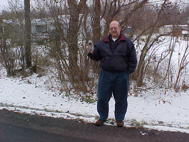 Dan standing on 43N, 78W