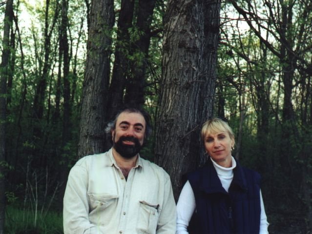 Valentina and Dan at the driveway of 2909 Love St.